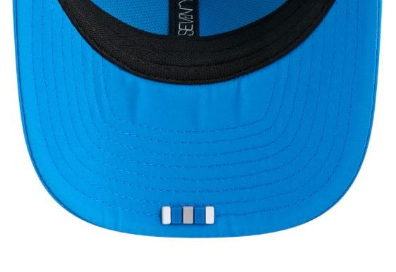 Adult Detroit Lions New Era Blue 2025 NFL Sideline 9SEVENTY Adjustable Trucker Hat - Men's