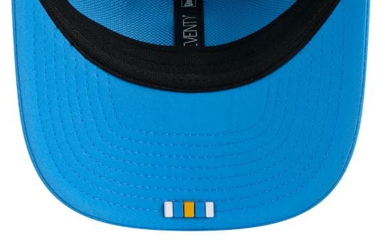 Adult Los Angeles Chargers New Era Blue 2025 NFL Sideline 9SEVENTY Adjustable Trucker Hat - Men's