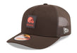 Adult Cleveland Browns New Era Brown 2025 NFL Sideline 9SEVENTY Adjustable Trucker Hat - Men's