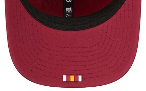 Adult Washington Commanders New Era Burgundy 2025 NFL Sideline 9SEVENTY Adjustable Trucker Hat - Men's