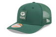Adult Green Bay Packers New Era Green 2025 NFL Sideline 9SEVENTY Adjustable Trucker Hat - Men's