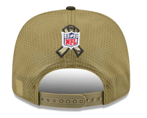 Adult Minnesota Vikings New Era Green 2025 NFL Salute to Service 9SEVENTY Adjustable Hat - Men's