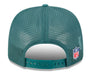 Adult Philadelphia Eagles New Era Green 2025 NFL Sideline 9SEVENTY Adjustable Trucker Hat - Men's