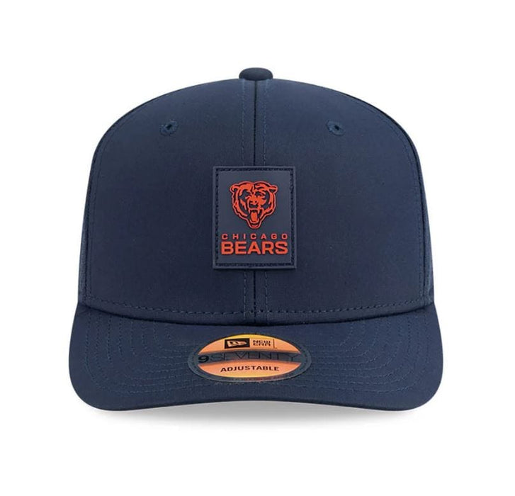 Adult Chicago Bears New Era Navy 2025 NFL Sideline 9SEVENTY Adjustable Trucker Hat - Men's