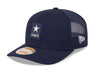 Adult Dallas Cowboys New Era Navy 2025 NFL Sideline 9SEVENTY Adjustable Trucker Hat - Men's