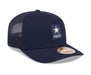 Adult Dallas Cowboys New Era Navy 2025 NFL Sideline 9SEVENTY Adjustable Trucker Hat - Men's