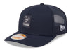 Adult Houston Texans New Era Navy 2025 NFL Sideline 9SEVENTY Adjustable Trucker Hat - Men's