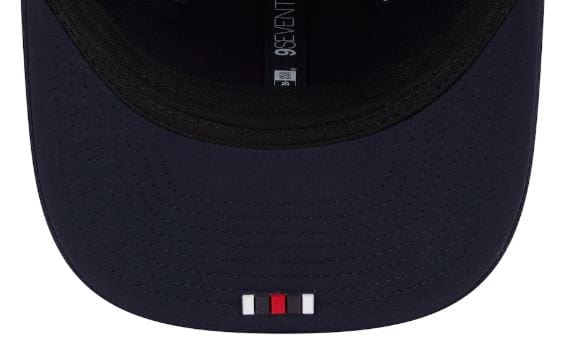 Adult Houston Texans New Era Navy 2025 NFL Sideline 9SEVENTY Adjustable Trucker Hat - Men's