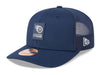 Adult Tennessee Titans New Era Navy 2025 NFL Sideline 9SEVENTY Adjustable Trucker Hat - Men's