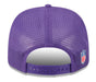 Adult Minnesota Vikings New Era Purple 2025 NFL Sideline 9SEVENTY Adjustable Trucker Hat - Men's