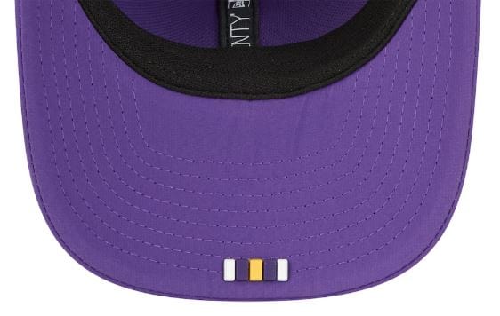 Adult Minnesota Vikings New Era Purple 2025 NFL Sideline 9SEVENTY Adjustable Trucker Hat - Men's