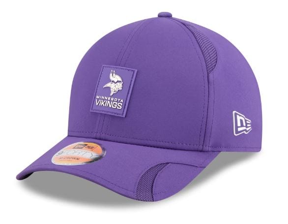 Adult Minnesota Vikings New Era Purple 2025 NFL Sideline M-Crown 9FORTY Adjustable Hat - Men's