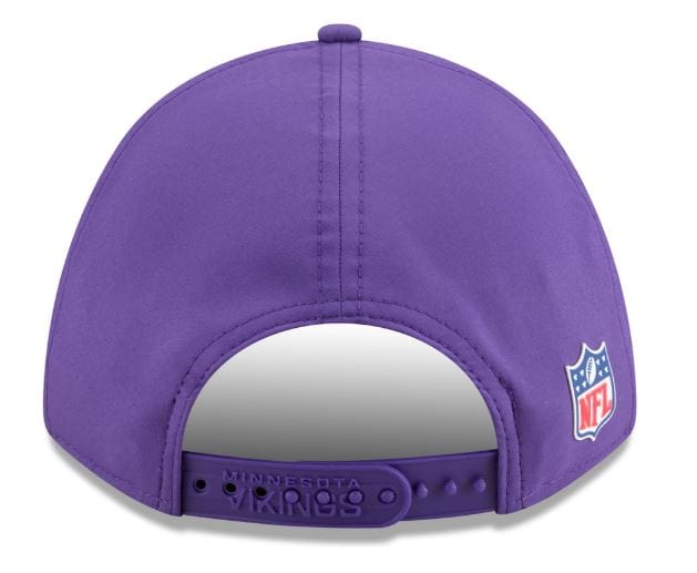 Adult Minnesota Vikings New Era Purple 2025 NFL Sideline M-Crown 9FORTY Adjustable Hat - Men's