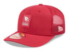 Adult Arizona Cardinals New Era Red 2025 NFL Sideline 9SEVENTY Adjustable Trucker Hat - Men's