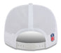 Adult Minnesota Vikings New Era White 2025 NFL Sideline 9SEVENTY Adjustable Trucker Hat - Men's