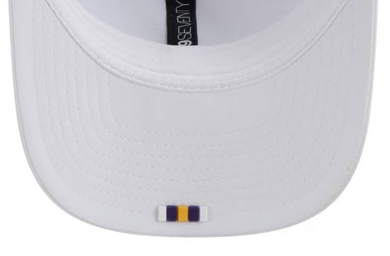 Adult Minnesota Vikings New Era White 2025 NFL Sideline 9SEVENTY Adjustable Trucker Hat - Men's