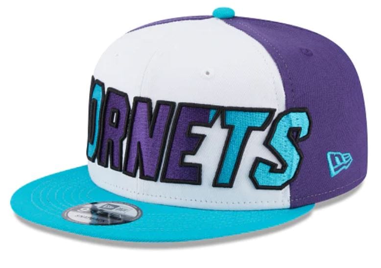 Charlotte Hornets New Era Official Back Half 59FIFTY Fitted Hat - Black