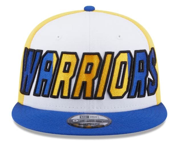 Golden State Warriors New Era White Back Half Side Patch 9FIFTY Snapback Hat