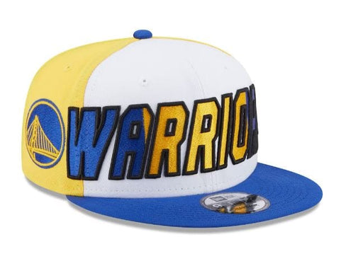Golden State Warriors New Era White Back Half Side Patch 9FIFTY Snapback Hat
