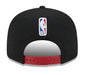 New Era Fitted Hat OSFM / White Miami Heat New Era White Back Half Side Patch 9FIFTY Snapback Hat