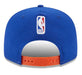 New Era Fitted Hat OSFM / White New York Knicks New Era White Back Half Side Patch 9FIFTY Snapback Hat