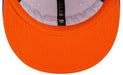 New Era Fitted Hat OSFM / White New York Knicks New Era White Back Half Side Patch 9FIFTY Snapback Hat