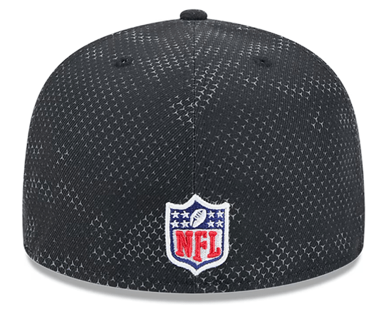 New Era Fitted Hat Philadelphia Eagles New Era Black 2024 Sideline 59FIFTY Fitted Hat - Men's