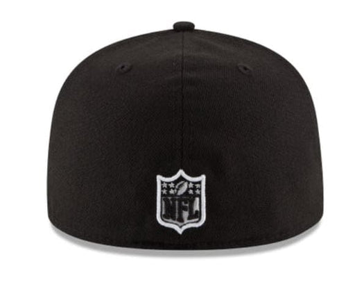 New Era Fitted Hat Philadelphia Eagles New Era Black White Collection 59FIFTY Fitted Hat