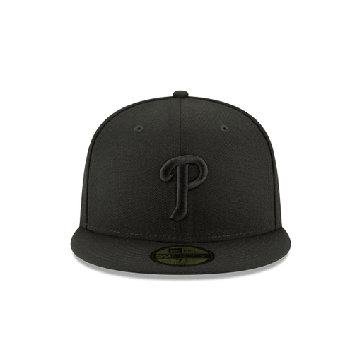Philadelphia Phillies New Era Black/Black Basic 59FIFTY Fitted Hat
