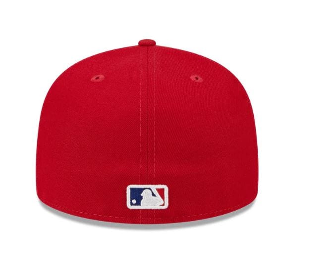New Era Fitted Hat Philadelphia Phillies New Era Cream/Red 2024 MLB All Star Game Workout Side Patch 59FIFTY Fitted Hat - Men's