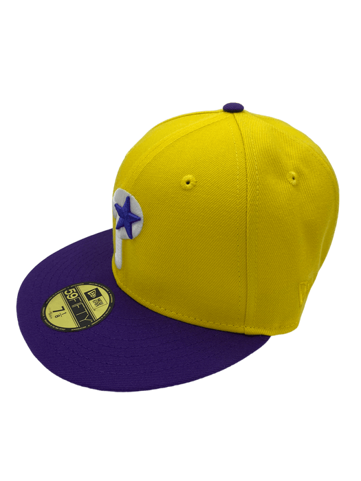 Philadelphia Phillies New Era Gold/Purple Custom VP 1.0 Side Patch 59FIFTY Fitted Hat
