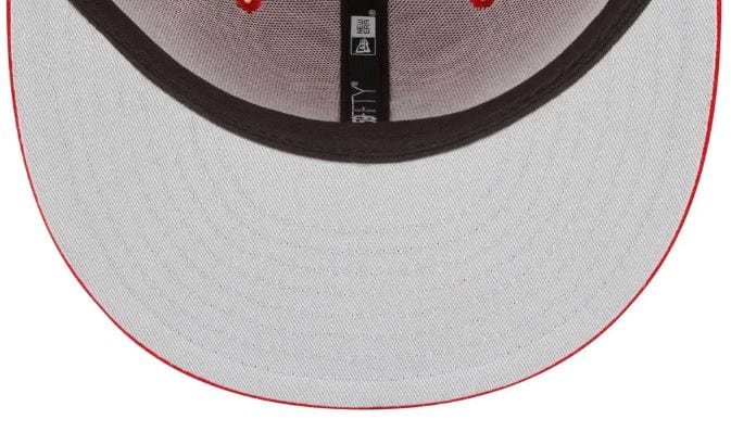 New Era Fitted Hat Philadelphia Phillies New Era Red/White Side Patch 59FIFTY Fitted Hat