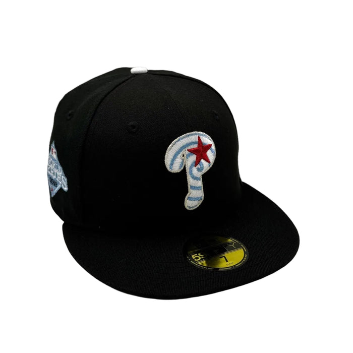 New Era Fitted Hat Philadelphia Phillies Paranormal Custom New Era Side Patch 59fifty
