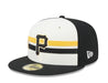 New Era Fitted Hat Pittsburgh Pirates New Era Cream/Black 2024 MLB All Star Game Workout Side Patch 59FIFTY Fitted Hat - Men's