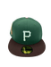 Pittsburgh Pirates New Era Green/Brown Custom Pinky Freestyle Side Patch 59FIFTY Fitted Hat - Men's