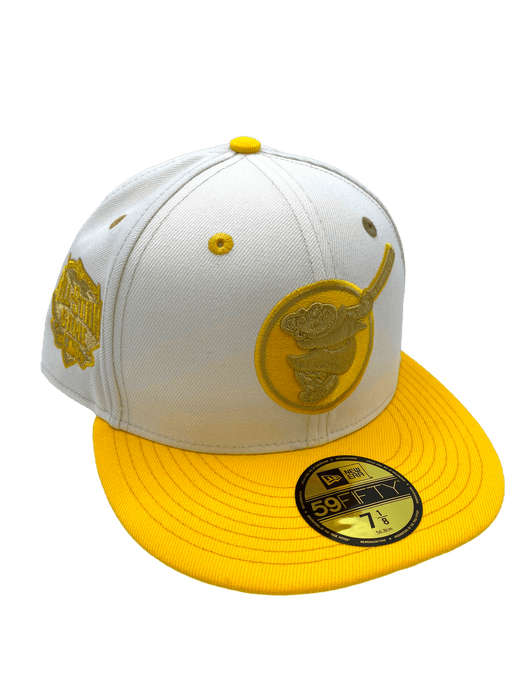 New Era Fitted Hat San Diego Padres New Era Chrome Color Family Side Patch 59FIFTY Fitted Hat - Men's