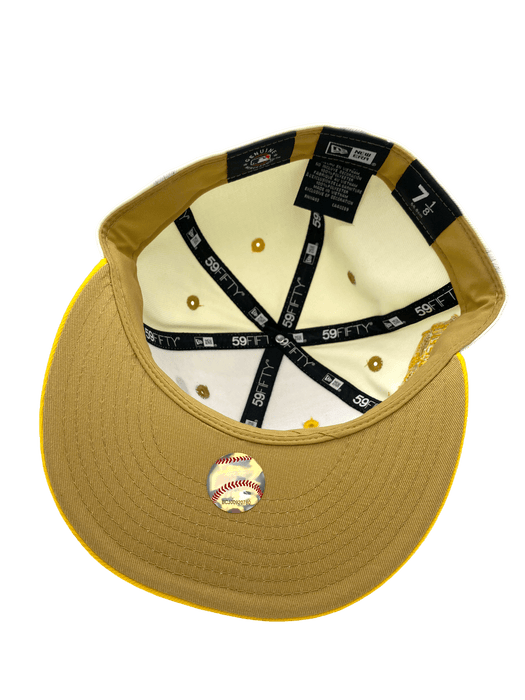 New Era Fitted Hat San Diego Padres New Era Chrome Color Family Side Patch 59FIFTY Fitted Hat - Men's