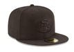 San Francisco 49ers New Era Black on Black Collection 59FIFTY Fitted Hat