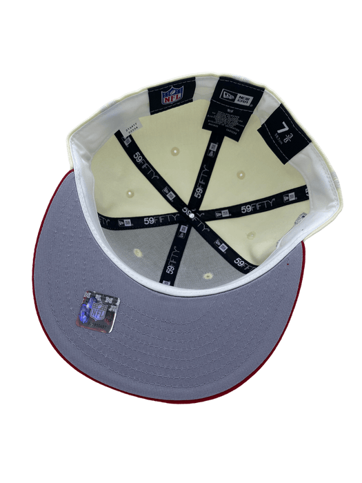 Men's New Era Cream Buffalo Bills Retro 59FIFTY Fitted Hat