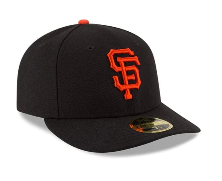 New Era Fitted Hat San Francisco Giants New Era 2023 Authentic Collection Low Profile Black 59FIFTY Fitted Hat