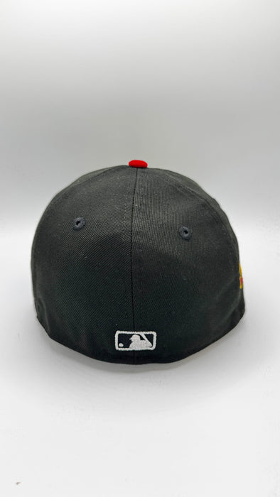 New Era Fitted Hat San Francisco Giants New Era Big Trouble Battle Of The Bay Custom 59FIFTY Fitted Hat