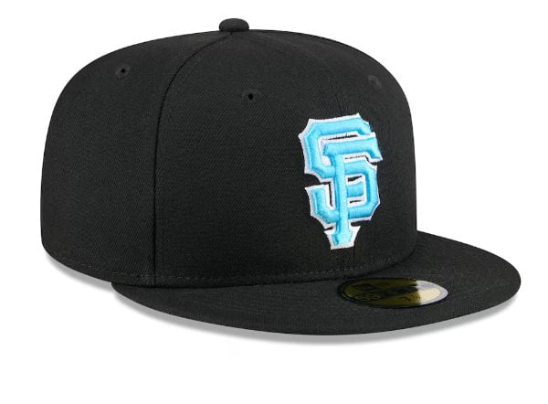San Francisco Giants New Era Black 2024 Father's Day 59FIFTY Fitted Hat