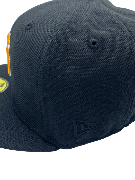 New Era Fitted Hat San Francisco Giants New Era Black OTT Custom Side Patch 59FIFTY Fitted Hat - Men's