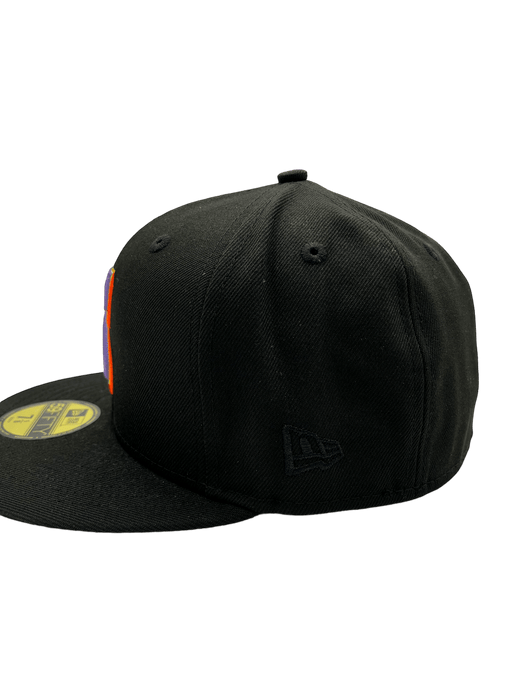 New Era Fitted Hat Seattle Mariners New Era Black Custom Gamer Pack Side Patch 59FIFTY Fitted Hat