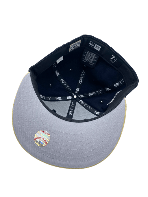 Seattle Mariners New Era Navy/Gold Custom Side Patch 59FIFTY Fitted Hat - Men's