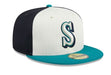 Seattle Mariners New Era Navy/White 2024 Batting Practice 59FIFTY Fitted Hat - Men's