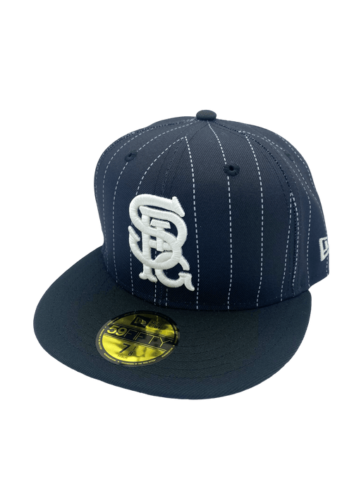 New Era Fitted Hat St. Paul Gophers New Era Black Pinstripe Custom 59FIFTY Fitted Hat - Men's