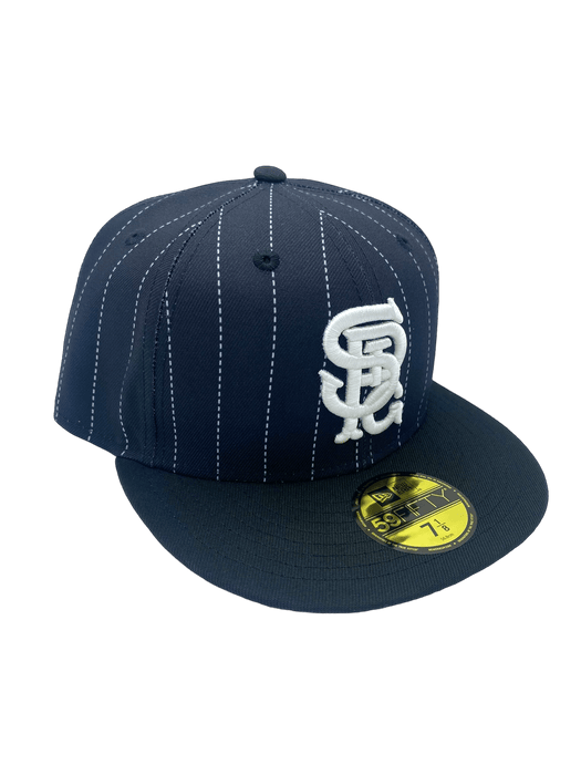 New Era Fitted Hat St. Paul Gophers New Era Black Pinstripe Custom 59FIFTY Fitted Hat - Men's