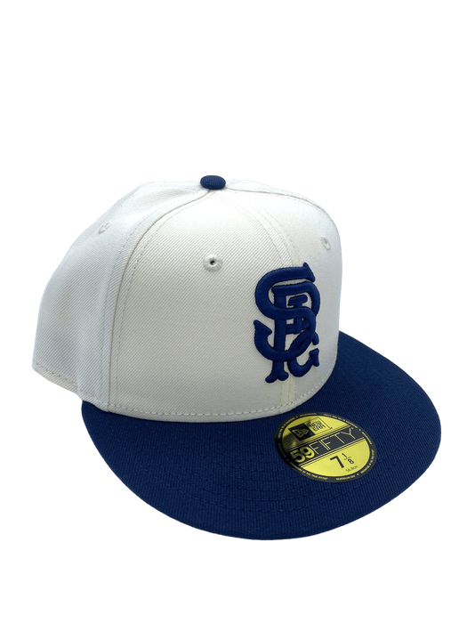 New Era Fitted Hat St. Paul Gophers New Era Chrome/Navy Custom 59FIFTY Fitted Hat - Men's