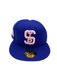 New Era Fitted Hat St. Paul Saints New Era Blue Pinky Custom 59FIFTY Fitted Hat - Men's